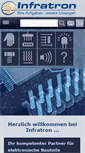 Mobile Screenshot of infratron.de